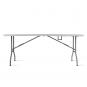 GARBAR EASY Mesa Rectangular Plegable Interior, Exterior 180x75 Blanco