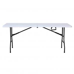 GARBAR EASY Mesa Rectangular Plegable Interior, Exterior 243x76 Blanco