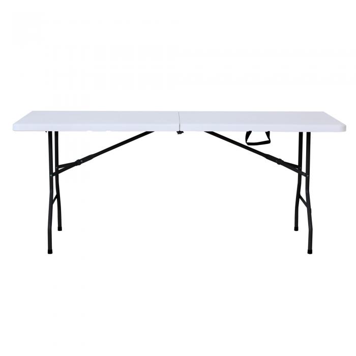 GARBAR EASY Mesa Rectangular Plegable Interior, Exterior 243x76 Blanco