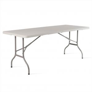 GARBAR EASY Mesa Rectangular Plegable Interior, Exterior 243x76 Blanco