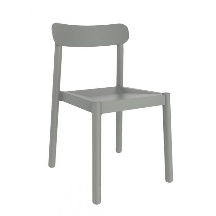 4 GARBAR ELBA Silla Interior, Exterior Gris verdoso - 4 unidades