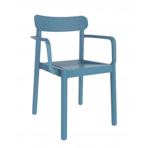 4 GARBAR ELBA Silla Con Brazos Interior, Exterior Azul retro - 4 unidades