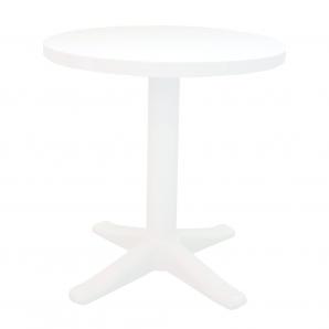 GARBAR ESCULAPI Mesa Redonda Exterior Ø70 Blanco