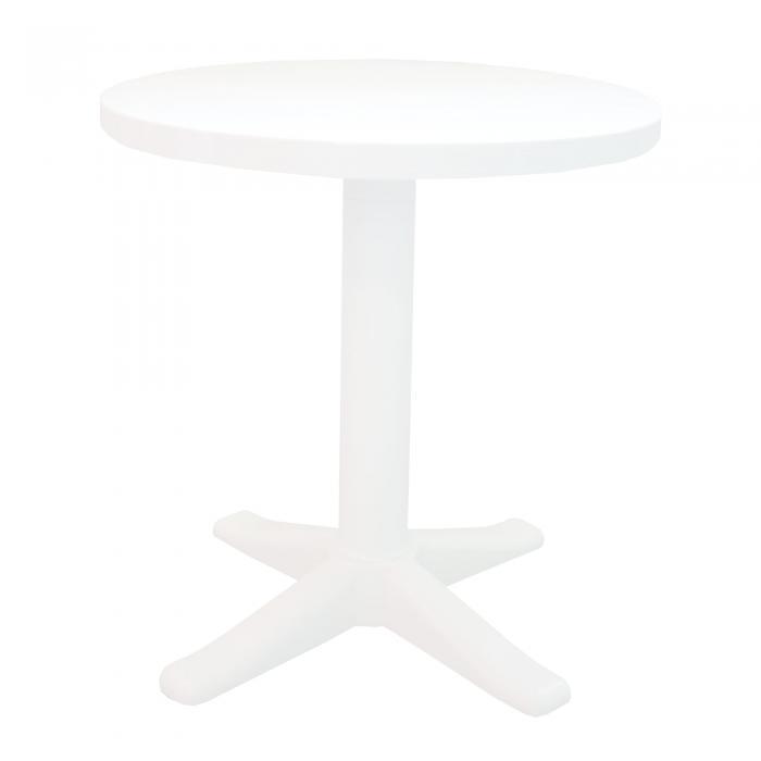 GARBAR ESCULAPI Mesa Redonda Exterior Ø70 Blanco