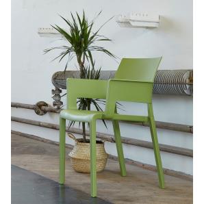 2 RESOL FIONA Silla Con Brazos Interior, Exterior  Gris oscuro - 2 unidades