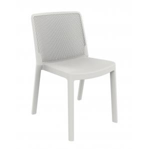 4 GARBAR FRESH Silla Interior, Exterior Blanco - 4 unidades