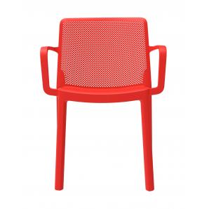 4 GARBAR FRESH Silla Con Brazos Interior, Exterior Rojo - 4 unidades