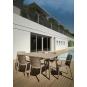 4 GARBAR FRESH Silla Con Brazos Interior, Exterior Rojo - 4 unidades