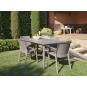 4 GARBAR FRESH Silla Con Brazos Interior, Exterior Rojo - 4 unidades