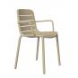 2 RESOL GINA Silla Con Brazos Interior, Exterior  Arena - 2 unidades