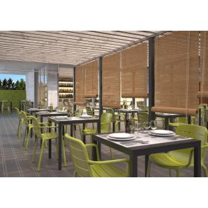 2 RESOL GINA Silla Con Brazos Interior, Exterior  Arena - 2 unidades