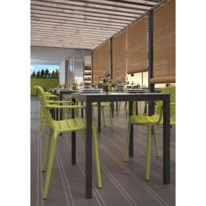 2 RESOL GINA Silla Con Brazos Interior, Exterior  Blanco - 2 unidades