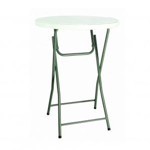 GARBAR HAMLET Mesa Redonda Plegable Interior, Exterior Ø80 Gris