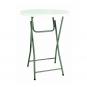 GARBAR HAMLET Mesa Redonda Plegable Interior, Exterior Ø80 Gris