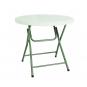 GARBAR HAMLET Mesa Redonda Plegable Interior, Exterior Ø80 Gris