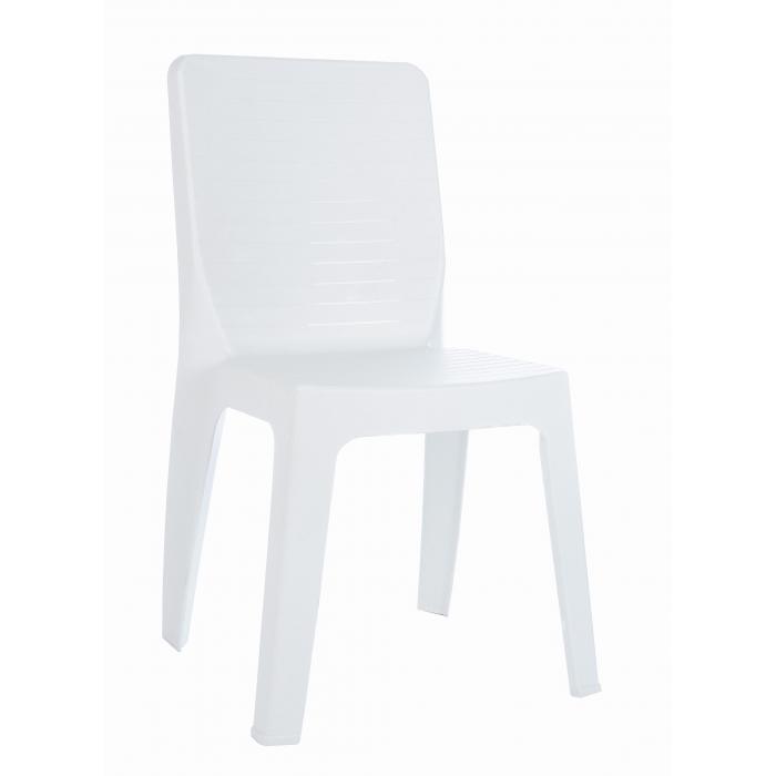 30 GARBAR IRIS Silla Exterior Blanco - 30 unidades
