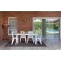 30 GARBAR IRIS Silla Exterior Blanco - 30 unidades