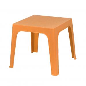4 GARBAR JULIETA Mesa Infantil Interior, Exterior 50x50 Naranja - 4 unidades