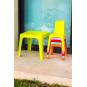4 GARBAR JULIETA Mesa Infantil Interior, Exterior 50x50 Naranja - 4 unidades