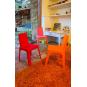 4 GARBAR JULIETA Mesa Infantil Interior, Exterior 50x50 Rosa - 4 unidades