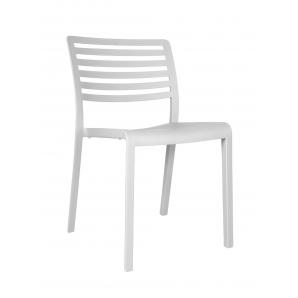 2 RESOL LAMA Silla Interior, Exterior  Blanco - 2 unidades