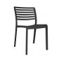 2 RESOL LAMA Silla Interior, Exterior  Gris oscuro - 2 unidades