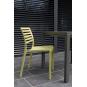 2 RESOL LAMA Silla Interior, Exterior  Verde oliva - 2 unidades