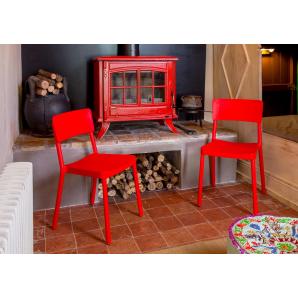 2 RESOL LISBOA Silla Interior, Exterior  Chocolate - 2 unidades