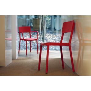 2 RESOL LISBOA Silla Interior, Exterior  Gris oscuro - 2 unidades