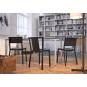 2 RESOL LISBOA Silla Interior, Exterior  Negro - 2 unidades