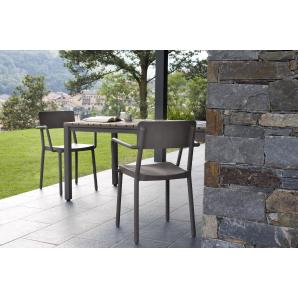 2 RESOL LISBOA Silla Con Brazos Interior, Exterior  Arena - 2 unidades