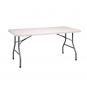 GARBAR MAHLER Mesa Rectangular Plegable Interior, Exterior 152x76 Gris