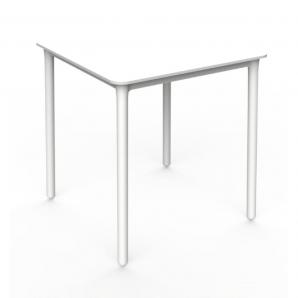 GARBAR MARSELLA Mesa Cuadrada Interior, Exterior 70x70 Blanco