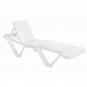 2 GARBAR MASTER Tumbona Exterior Blanco - 2 unidades