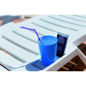 2 GARBAR MASTER Tumbona Exterior Blanco - 2 unidades