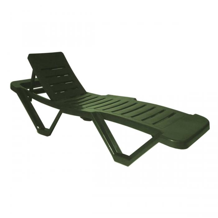 2 GARBAR MASTER Tumbona Exterior Verde oscuro - 2 unidades