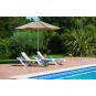 2 GARBAR MASTER Tumbona Exterior Verde oscuro - 2 unidades