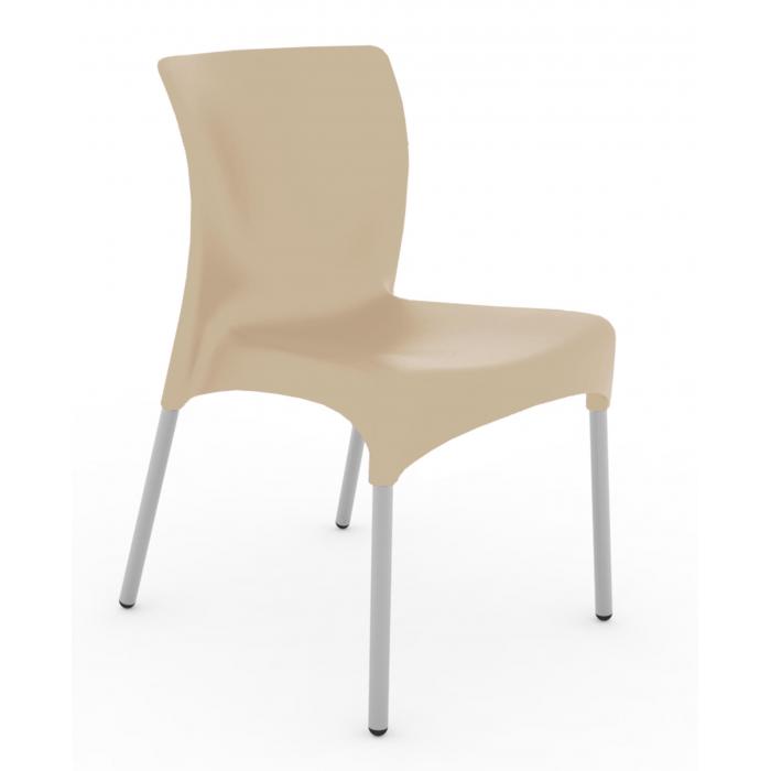 2 GARBAR MOON Silla Interior, Exterior Chocolate - 2 unidades