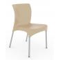 2 GARBAR MOON Silla Interior, Exterior Chocolate - 2 unidades