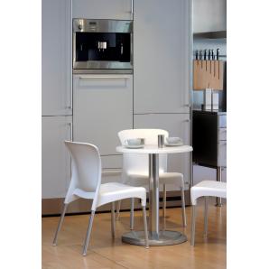 2 GARBAR MOON Silla Interior, Exterior Chocolate - 2 unidades