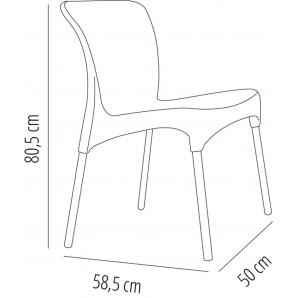 2 GARBAR MOON Silla Interior, Exterior Arena - 2 unidades