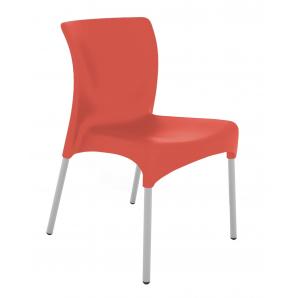 2 GARBAR MOON Silla Interior, Exterior Rojo - 2 unidades