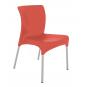 2 GARBAR MOON Silla Interior, Exterior Rojo - 2 unidades