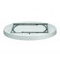 GARBAR MOZART Mesa Redonda Plegable Interior, Exterior Ø200 Gris