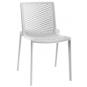 2 RESOL NETKAT Silla Interior, Exterior  Blanco - 2 unidades