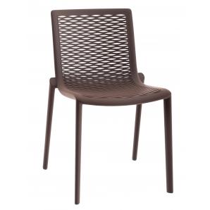 2 RESOL NETKAT Silla Interior, Exterior  Chocolate - 2 unidades