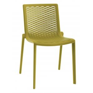 2 RESOL NETKAT Silla Interior, Exterior  Verde oliva - 2 unidades