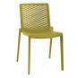 2 RESOL NETKAT Silla Interior, Exterior  Verde oliva - 2 unidades