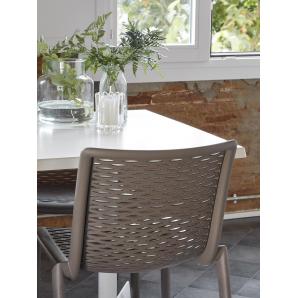 2 RESOL NETKAT Silla Interior, Exterior  Verde oliva - 2 unidades