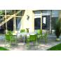 2 RESOL NETKAT Silla Con Brazos Interior, Exterior  Blanco - 2 unidades
